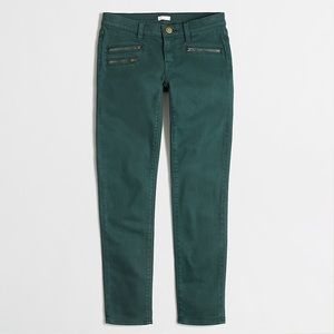J. Crew Skinny Zipper Jeans